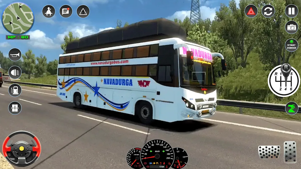 Скачать взломанную City Bus Driving: Bus Games 3D — Безлимитные деньги и все автобусы открыты — скриншот 2