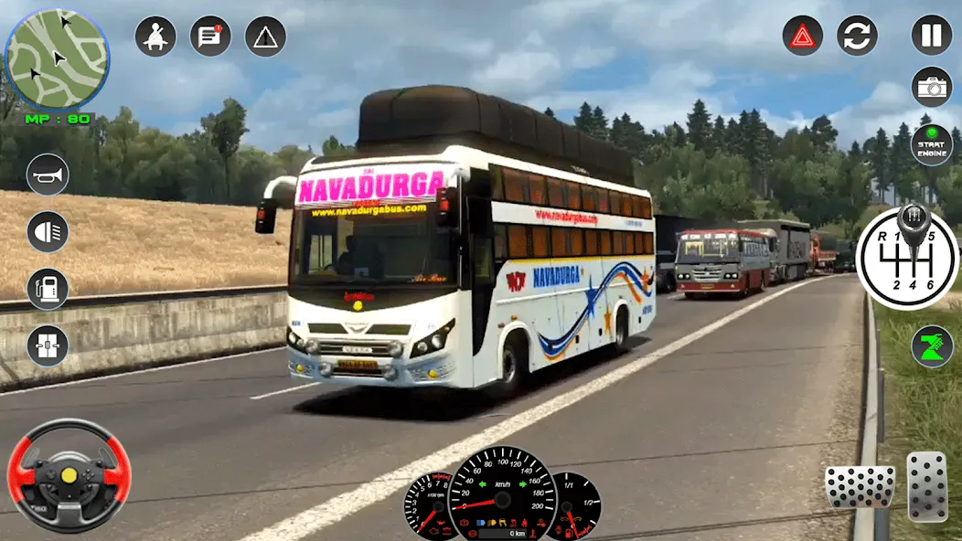 Скачать взломанную City Bus Driving: Bus Games 3D — Безлимитные деньги и все автобусы открыты — скриншот 3