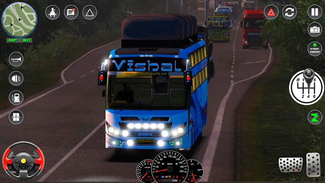 Скачать взломанную City Bus Driving: Bus Games 3D — Безлимитные деньги и все автобусы открыты — скриншот 5