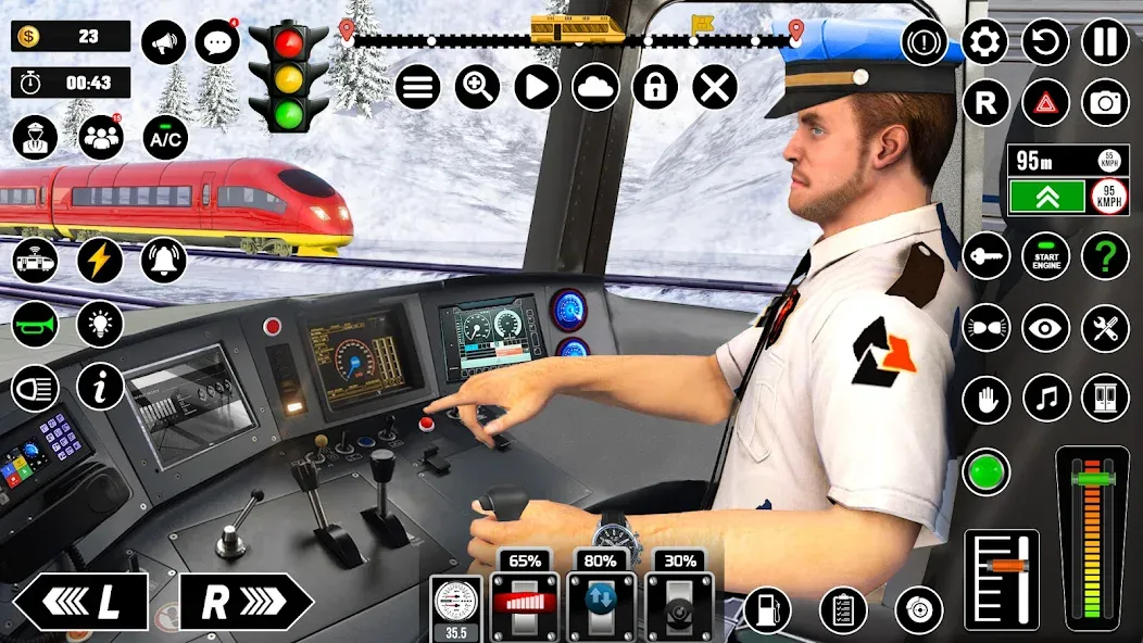 Скачать Railway Train Simulator Games MOD APK — Безлимитные деньги и все поезда открыты — скриншот 1