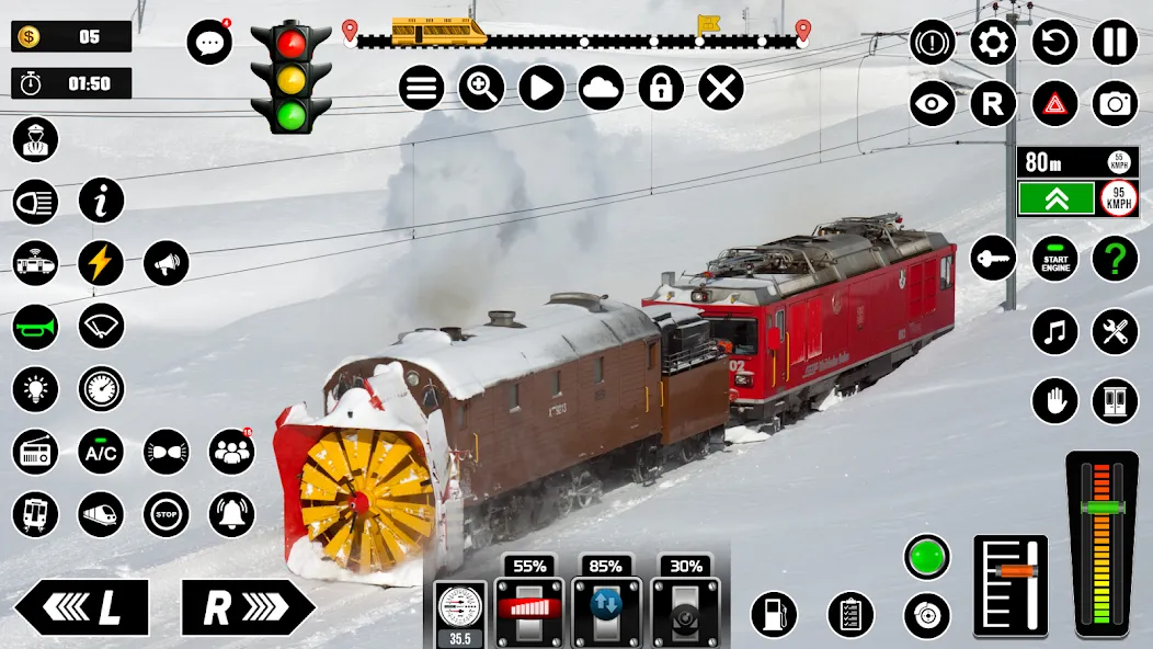Скачать Railway Train Simulator Games MOD APK — Безлимитные деньги и все поезда открыты — скриншот 4