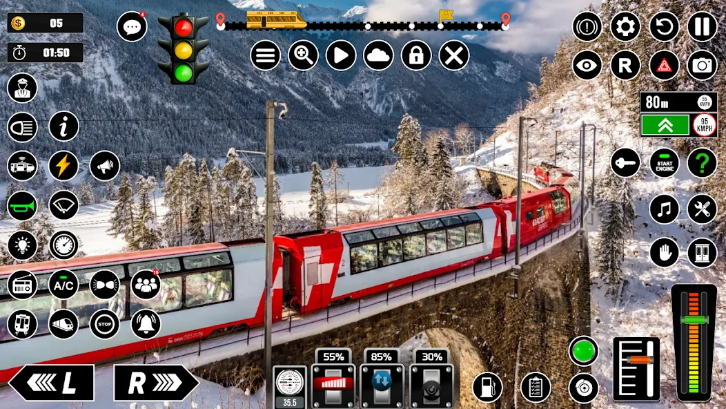 Скачать Railway Train Simulator Games MOD APK — Безлимитные деньги и все поезда открыты — скриншот 5