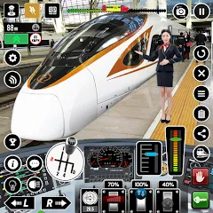 Скачать Railway Train Simulator Games MOD APK — Безлимитные деньги и все поезда открыты