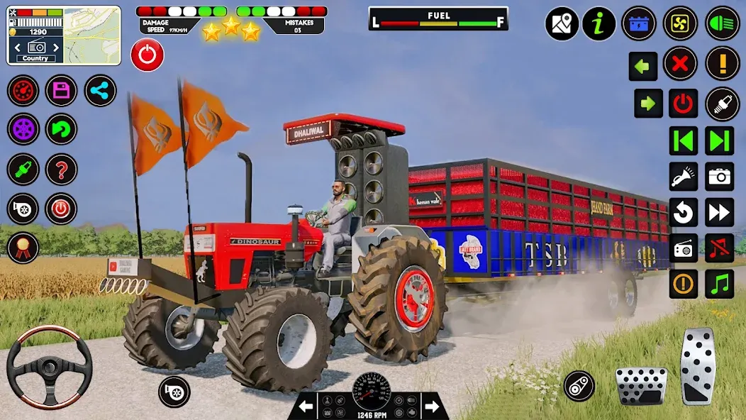 Tractor Driving - Tractor Game Mod APK Без рекламы и много денег — Скачать на Андроид — скриншот 1