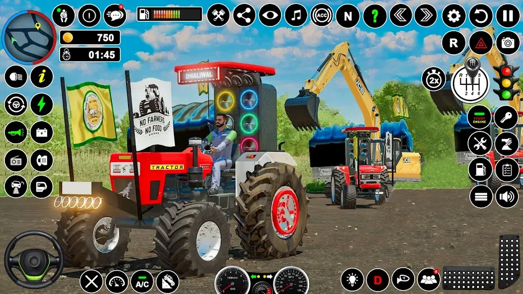 Tractor Driving - Tractor Game Mod APK Без рекламы и много денег — Скачать на Андроид — скриншот 3