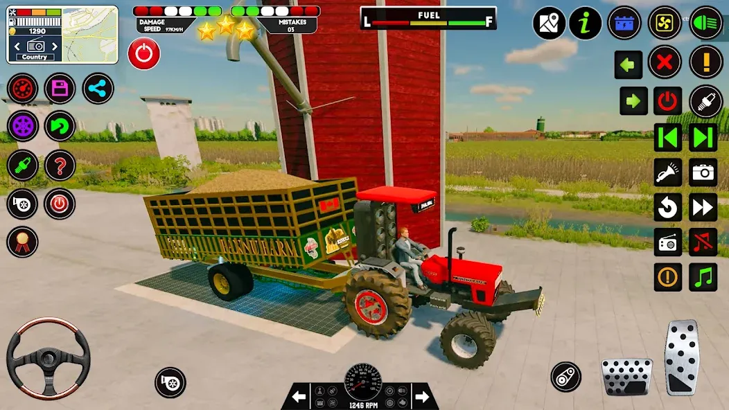 Tractor Driving - Tractor Game Mod APK Без рекламы и много денег — Скачать на Андроид — скриншот 4