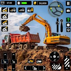 Snow Offroad Construction Game на Андроид — Безлимитные деньги и топливо