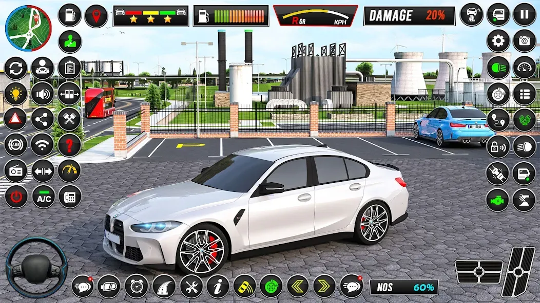 Driving School - Car Games 3D — Мод: Безлимитные деньги и машины открыты — скриншот 3