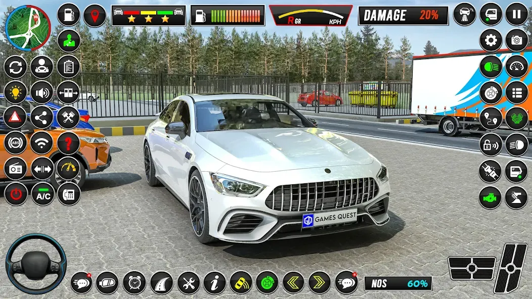 Driving School - Car Games 3D — Мод: Безлимитные деньги и машины открыты — скриншот 5