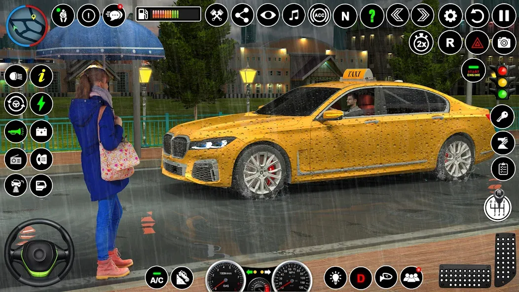 Скачать Russian Taxi Driving Simulator MOD APK — Безлимитные деньги и все машины открыты — скриншот 3
