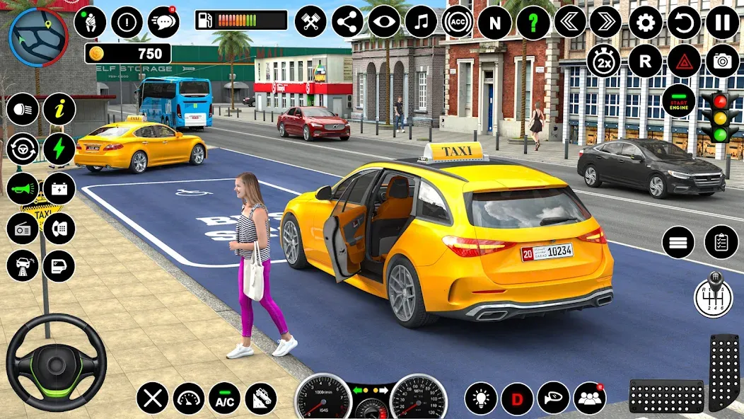 Скачать Russian Taxi Driving Simulator MOD APK — Безлимитные деньги и все машины открыты — скриншот 4