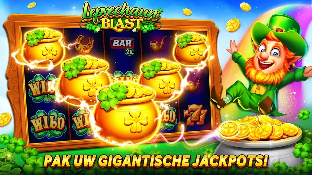 Jackpot World™ - Slots Casino MOD APK на Android — Безлимитные монеты и бонусы — скриншот 1