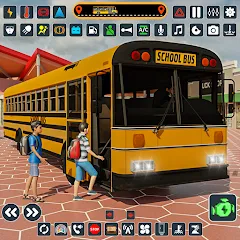 Скачать School Bus 3d : City Bus Games — Модификация Безлимитные деньги и все автобусы
