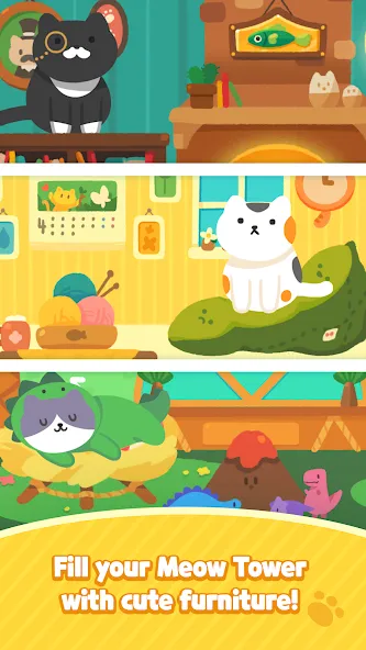 Скачать взломанную Meow Tower: Nonogram (Picross] — Безлимитные подсказки и открыты уровни — скриншот 2