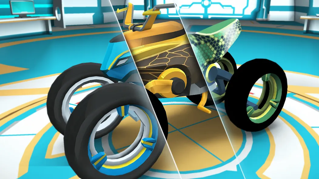Скачать взломанную Gravity Rider: Space Bike Race — Безлимитные деньги и топливо — скриншот 1