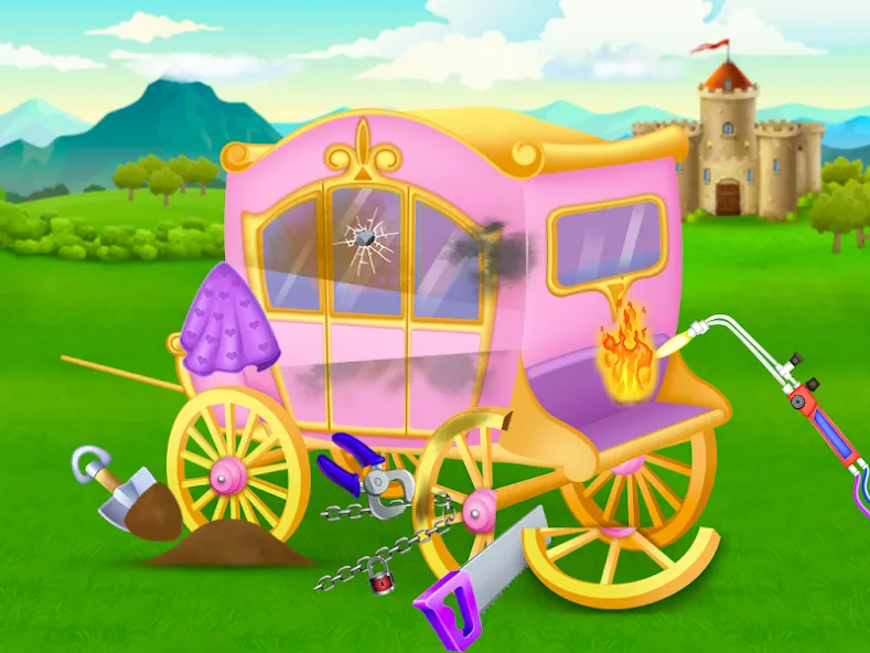 Princess house cleaning advent — Безлимитные монеты и все комнаты открыты — скриншот 2 Princess house cleaning advent — Безлимитные монеты и все комнаты открыты — скриншот 2