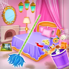 Princess house cleaning advent — Безлимитные монеты и все комнаты открыты
