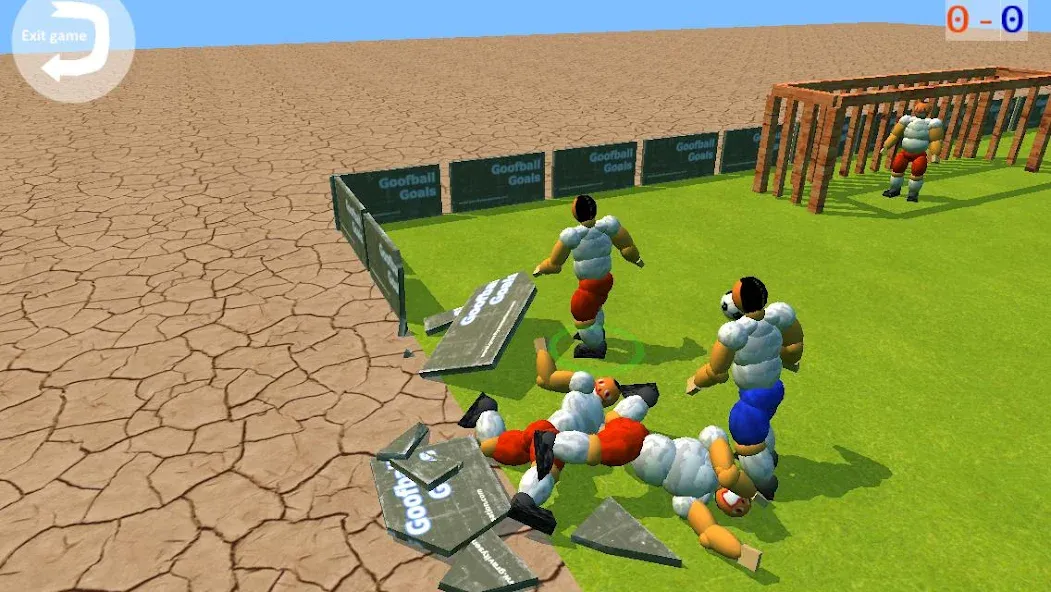 Скачать взломанную Goofball Goals Soccer Game 3D — Безлимитные деньги и все мячи — скриншот 2