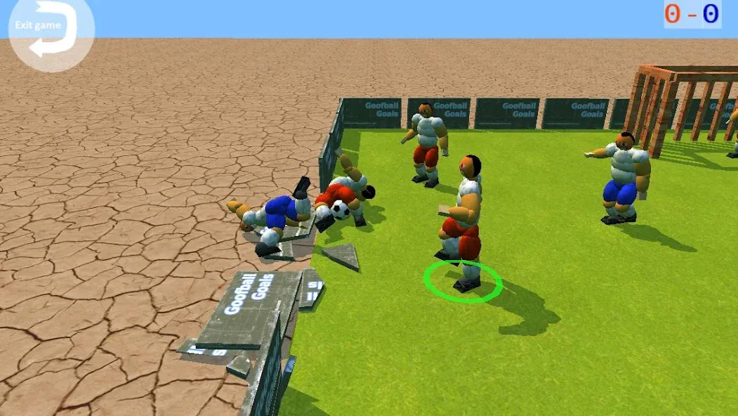 Скачать взломанную Goofball Goals Soccer Game 3D — Безлимитные деньги и все мячи — скриншот 3