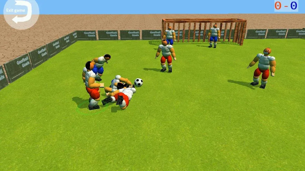 Скачать взломанную Goofball Goals Soccer Game 3D — Безлимитные деньги и все мячи — скриншот 4