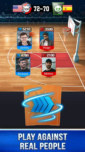 Basketball Rivals: Sports Game — Безлимитные деньги и энергия — скриншот 2