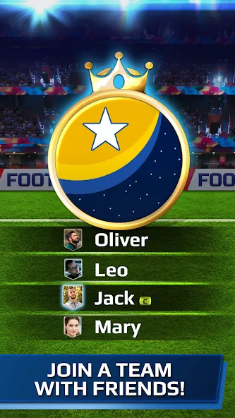 Скачать взлом Football Rivals: Soccer Game на Андроид — Безлимитные монеты и энергия — скриншот 2