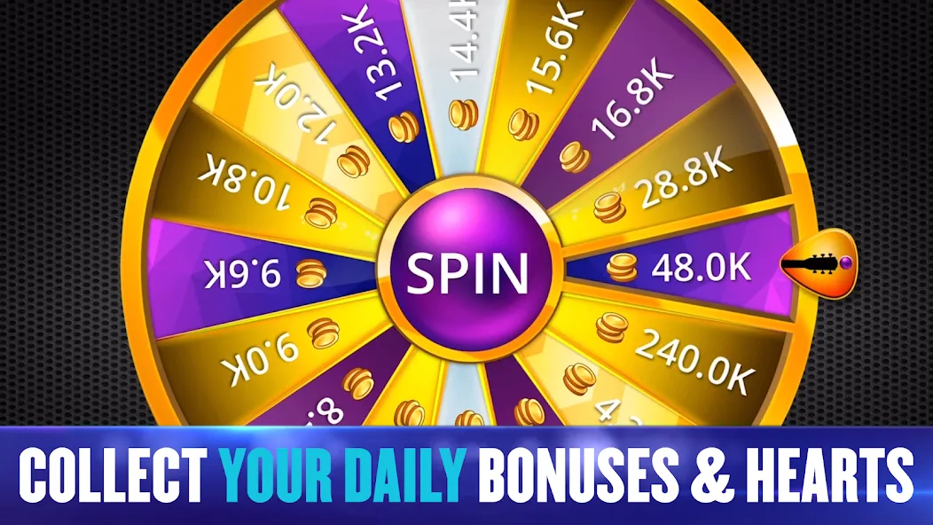 Скачать взлом Hard Rock Jackpot Casino на Андроид — Безлимитные монеты и бонусы — скриншот 4
