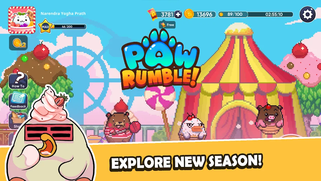 Paw Rumble на Андроид — Мод Безлимитные монеты и разблокированы уровни — скриншот 5