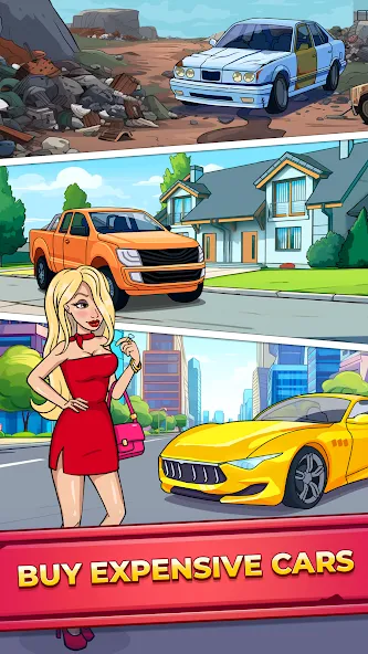 Rich Inc. Business & Idle Life на Андроид — Много денег и алмазов — скриншот 4