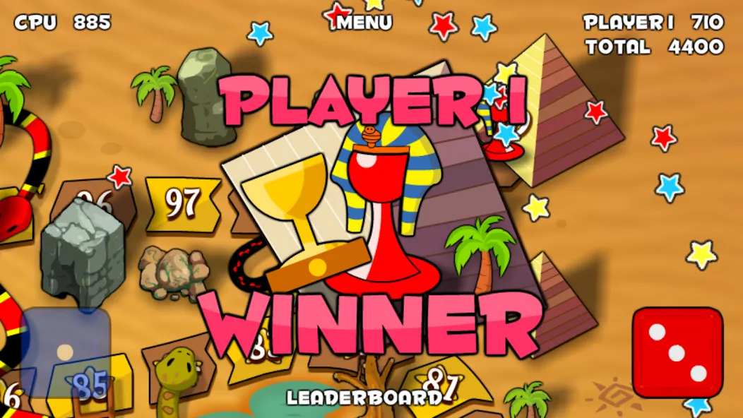 Скачать Snakes and Ladders (Мод: Без рекламы и бесконечные ходы) на Андроид — скриншот 4