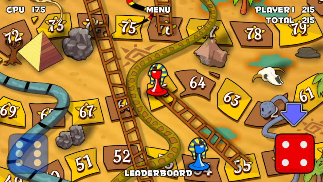 Скачать Snakes and Ladders (Мод: Без рекламы и бесконечные ходы) на Андроид — скриншот 5