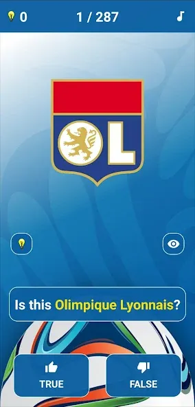 Скачать взломанную Soccer Clubs Logo Quiz — Открыты все футбольные клубы — скриншот 2