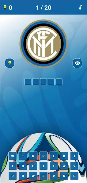 Скачать взломанную Soccer Clubs Logo Quiz — Открыты все футбольные клубы — скриншот 3