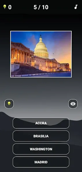 Скачать Capitals of the World - Quiz 1 на Android — Открыты все столицы и уровни — скриншот 4 Скачать Capitals of the World - Quiz 1 на Android — Открыты все столицы и уровни — скриншот 4