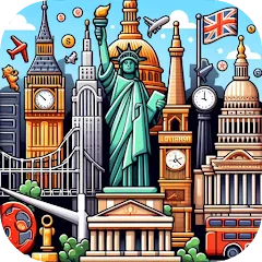 Скачать Capitals of the World - Quiz 1 на Android — Открыты все столицы и уровни