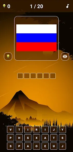Geography Quiz - World Flags 1 (Мод Открыты все флаги и уровни) — скриншот 2
