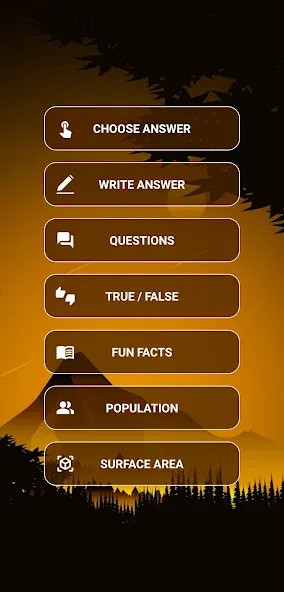 Geography Quiz - World Flags 1 (Мод Открыты все флаги и уровни) — скриншот 5