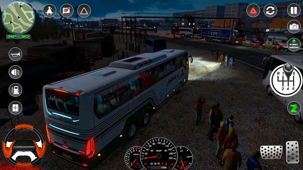 Скачать Bus Simulator 2023 - City Bus — Модификация Безлимитные деньги и все автобусы — скриншот 1