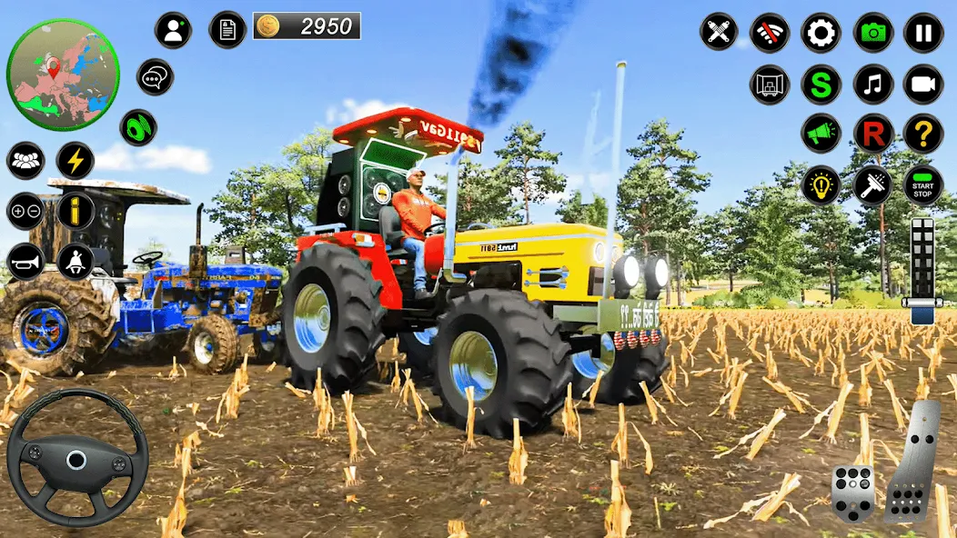 Скачать Real Farmer Tractor Drive Game (Мод: Безлимитные деньги и топливо) на Андроид — скриншот 5