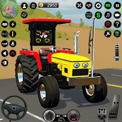 Скачать Real Farmer Tractor Drive Game (Мод: Безлимитные деньги и топливо) на Андроид