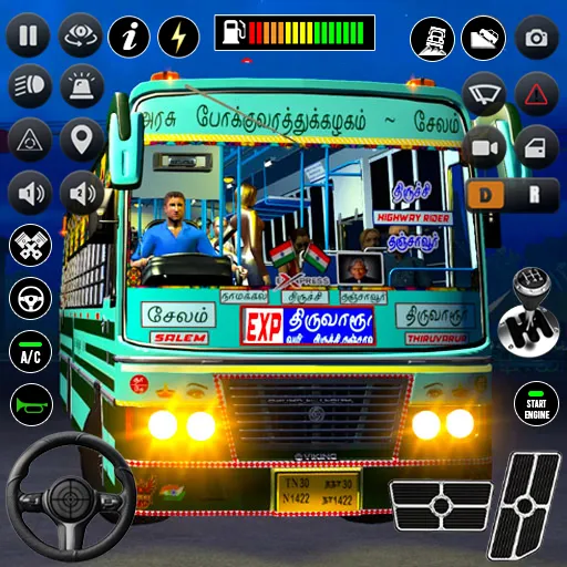 Real Passenger Bus Driving Sim Mod APK Безлимитные деньги и топливо — Скачать на Андроид — скриншот 1