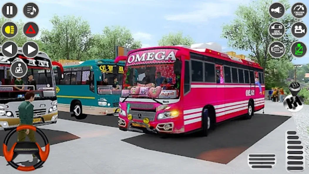 Real Passenger Bus Driving Sim Mod APK Безлимитные деньги и топливо — Скачать на Андроид — скриншот 5