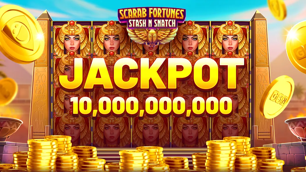 GSN Casino: Slot Machine Games — Безлимитные монеты и бонусы — скриншот 5