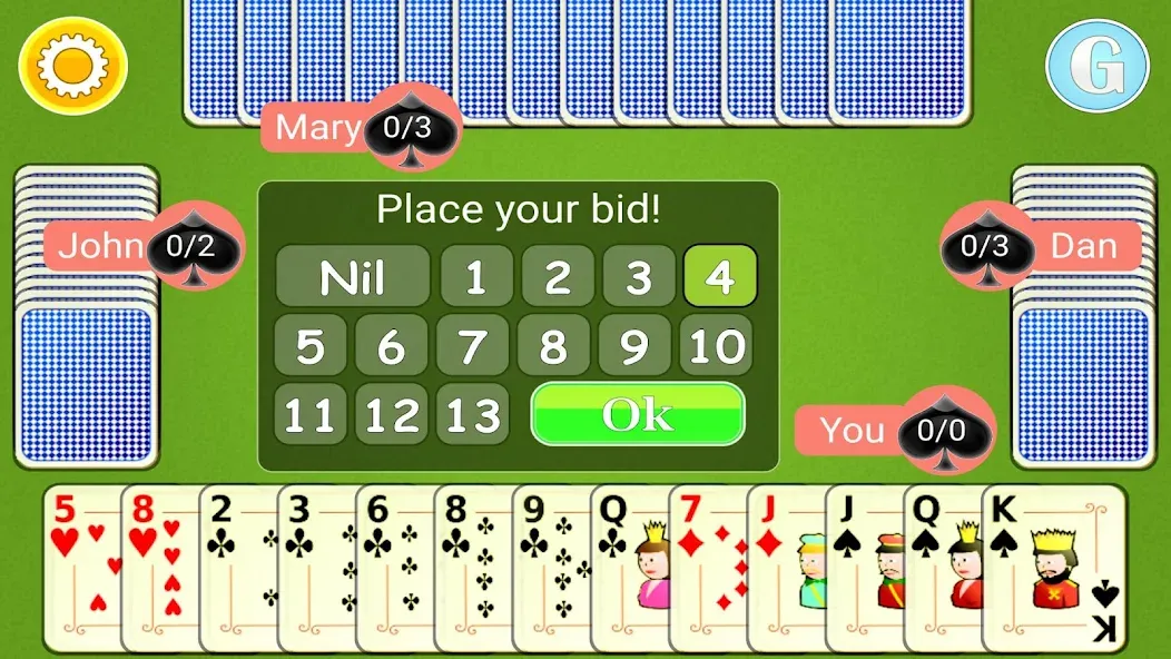 Скачать Spades Mobile — Без рекламы и бесконечные монеты — скриншот 4