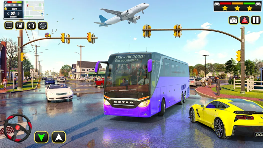 Скачать City Bus Simulator Bus Games — Последняя версия (Безлимитные деньги и все автобусы открыты) — скриншот 2 Скачать City Bus Simulator Bus Games — Последняя версия (Безлимитные деньги и все автобусы открыты) — скриншот 2