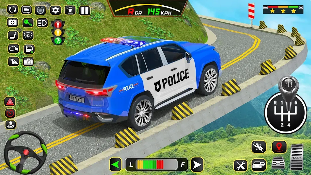 Police Car Driving School Game — Взломанная версия (Безлимитные деньги и все машины) — скриншот 3