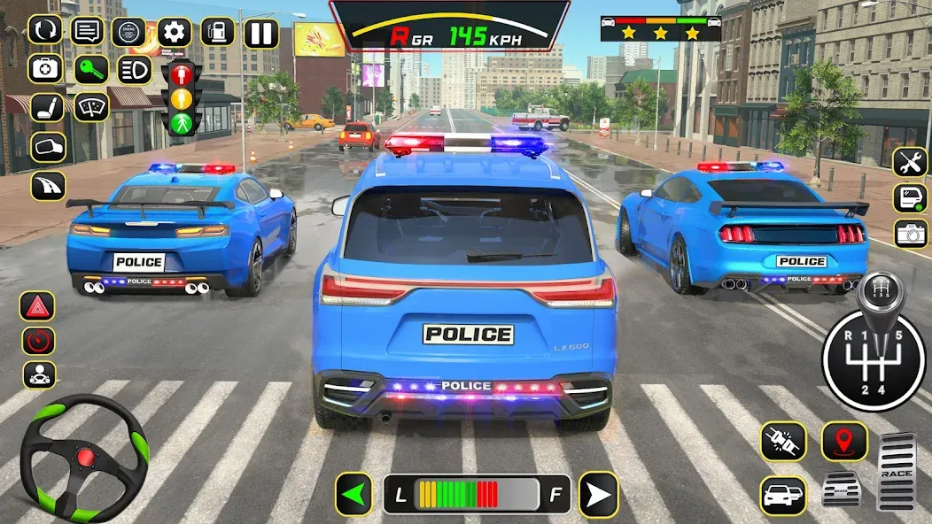 Police Car Driving School Game — Взломанная версия (Безлимитные деньги и все машины) — скриншот 4