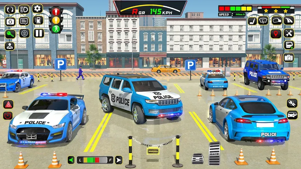 Police Car Driving School Game — Взломанная версия (Безлимитные деньги и все машины) — скриншот 5