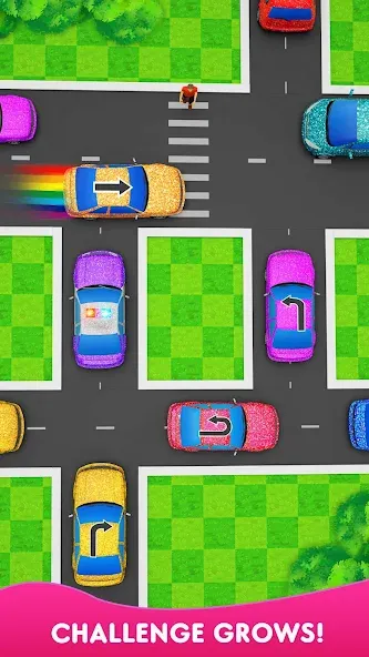 Traffic Jam - Car Escape Games MOD APK на Android — Без рекламы и бесконечные подсказки — скриншот 3