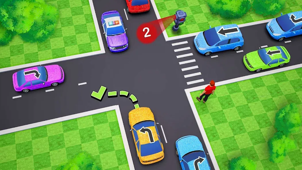 Traffic Jam - Car Escape Games MOD APK на Android — Без рекламы и бесконечные подсказки — скриншот 4